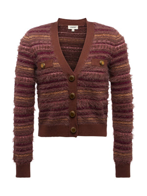 L'Agence Ariadne Mixed Stitch Cardigan