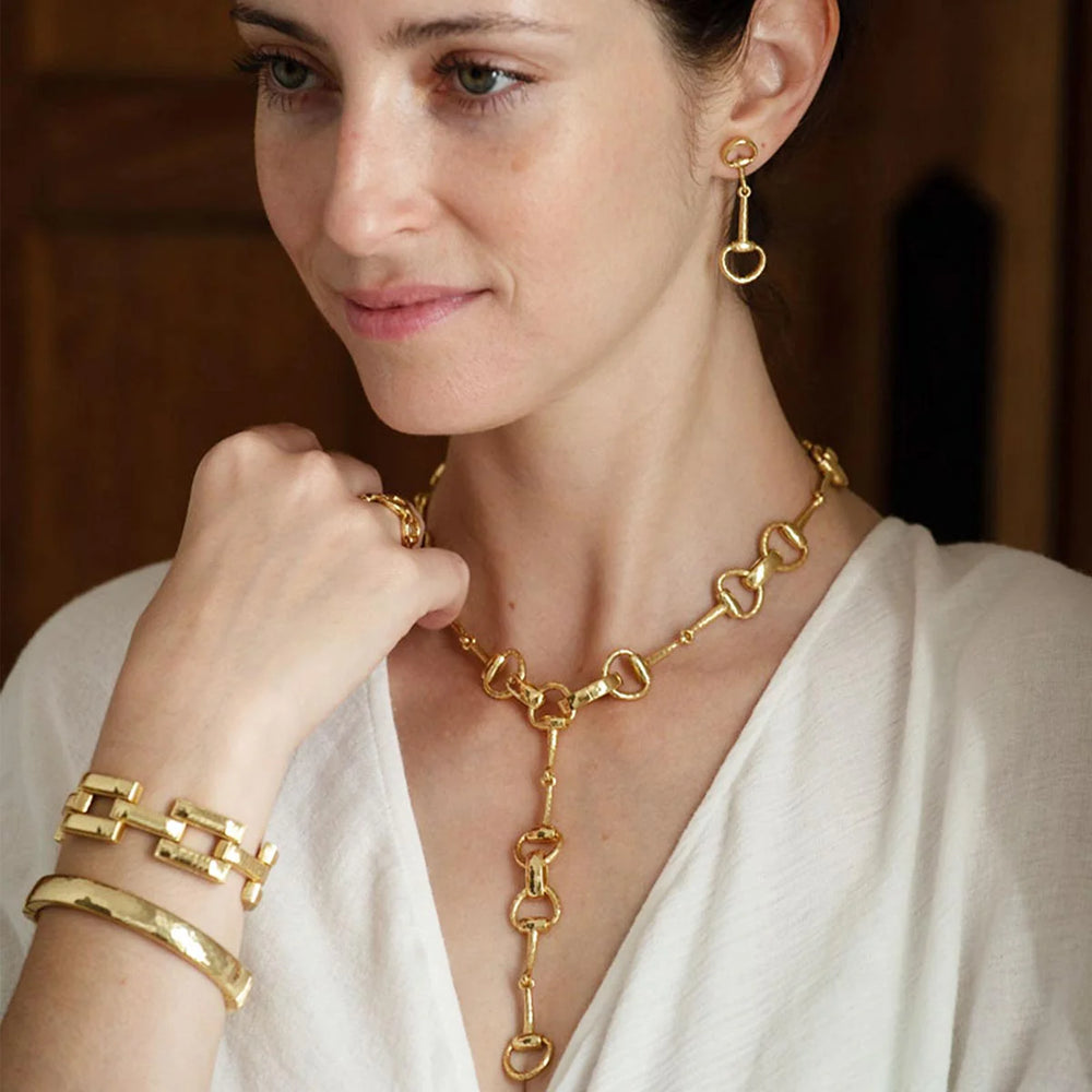 Capucine de Wulf Equestrian Snaffle Bit Earrings