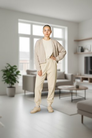 W. Cashmere Talia Cable Knit Open Cardigan