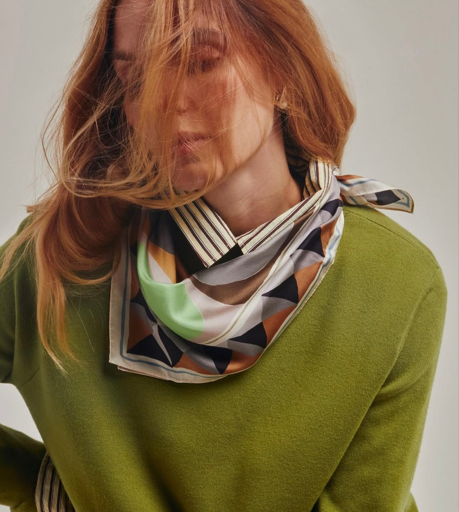 Echo Painted Dots Silk Bandana