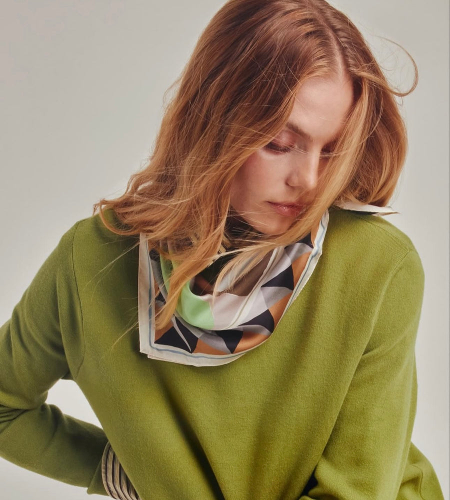 Echo Painted Dots Silk Bandana