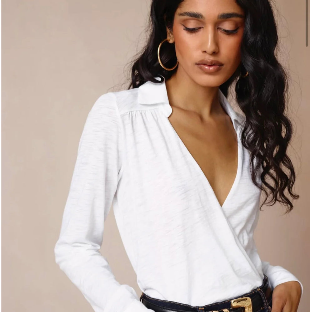 Goldie Lewinter Lauren Surplice Top