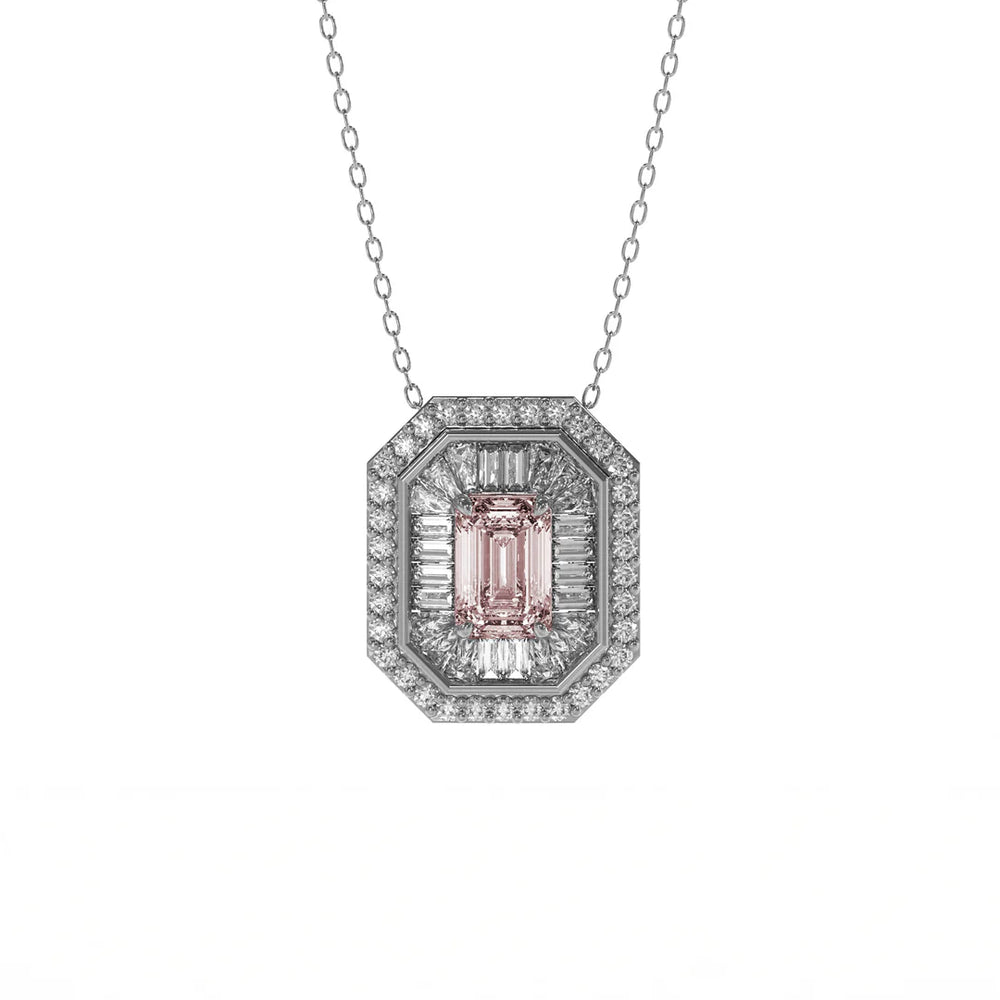 Corielle Lauren Pink Sapphire Pendant Necklace