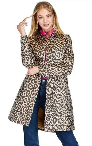 Jade Leopard Print Jacket