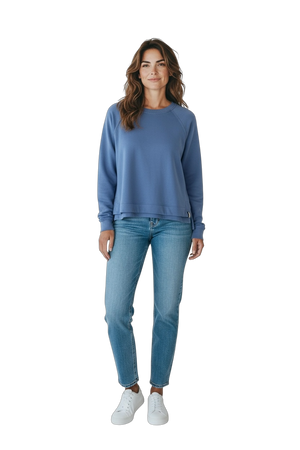 Stateside Softest Fleece Cropped Pullover