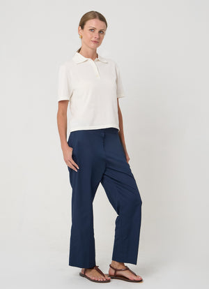 Phoebe Jon Aria Cropped Pant in Cotton Twill, Available in 2 Colors