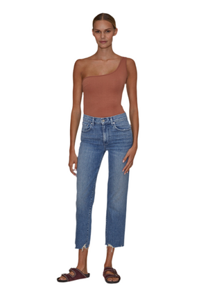 Le Jean Sabine Straight Crop Jeans