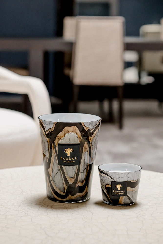 Baobab Collection Scented Candle, Stones Marble