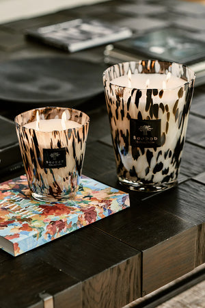 Baobab Collection Scented Candle, Pearls Black
