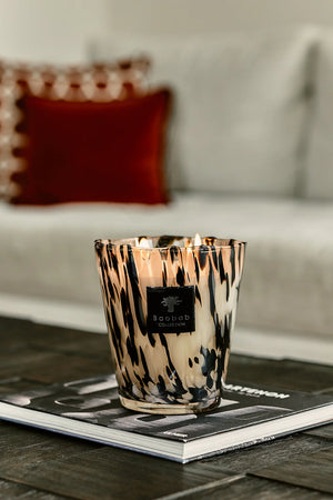 Baobab Collection Scented Candle, Pearls Black