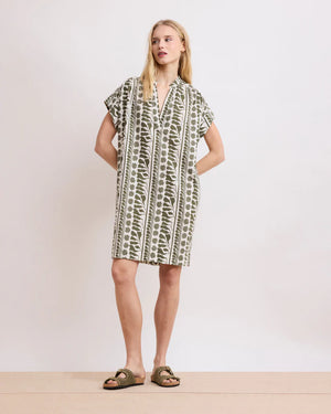 Hartford Rasta Shell Print Dress