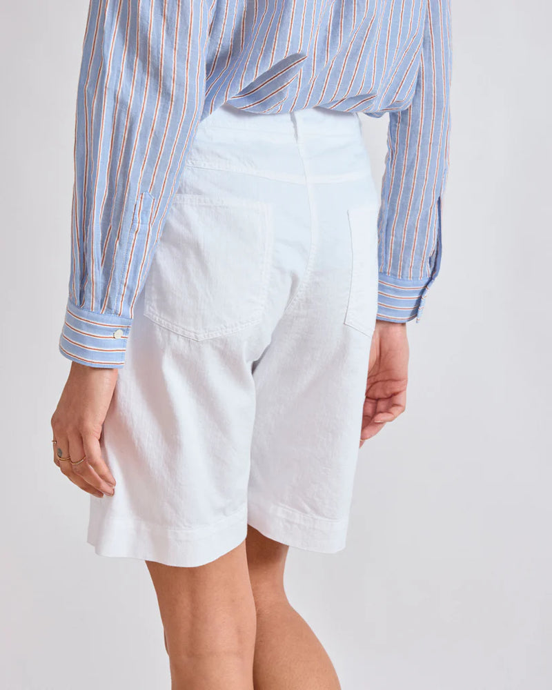 Hartford Sacha Cotton Twill Bermuda Shorts