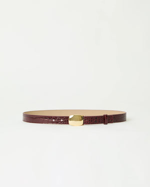 B-Low The Belt Jacob Croco Belt, Merlot