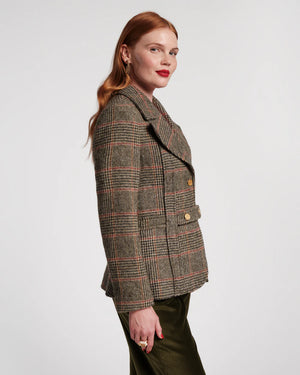 Frances Valentine Bobby Blazer, Newbury Plaid Wool