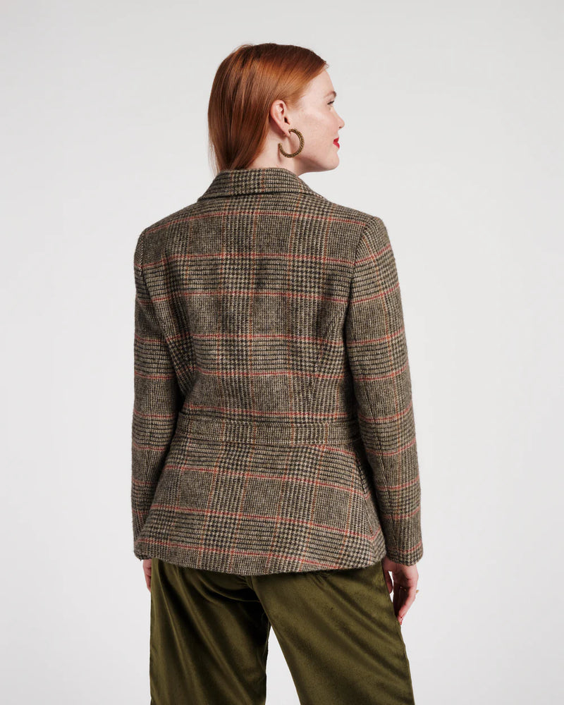 Frances Valentine Bobby Blazer, Newbury Plaid Wool