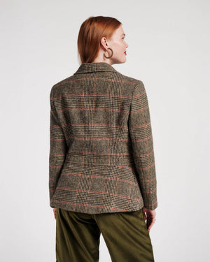 Frances Valentine Bobby Blazer, Newbury Plaid Wool