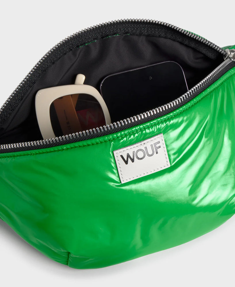 WOUF Glossy Waistbag, Basil