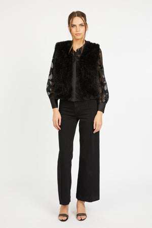 Caballero Nadia Faux Fur Vest