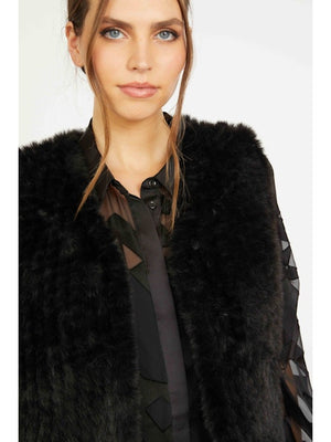 Caballero Nadia Faux Fur Vest