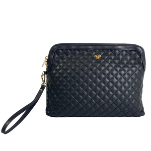 PurseN Carryall Pouch, Timeless Quilted Black