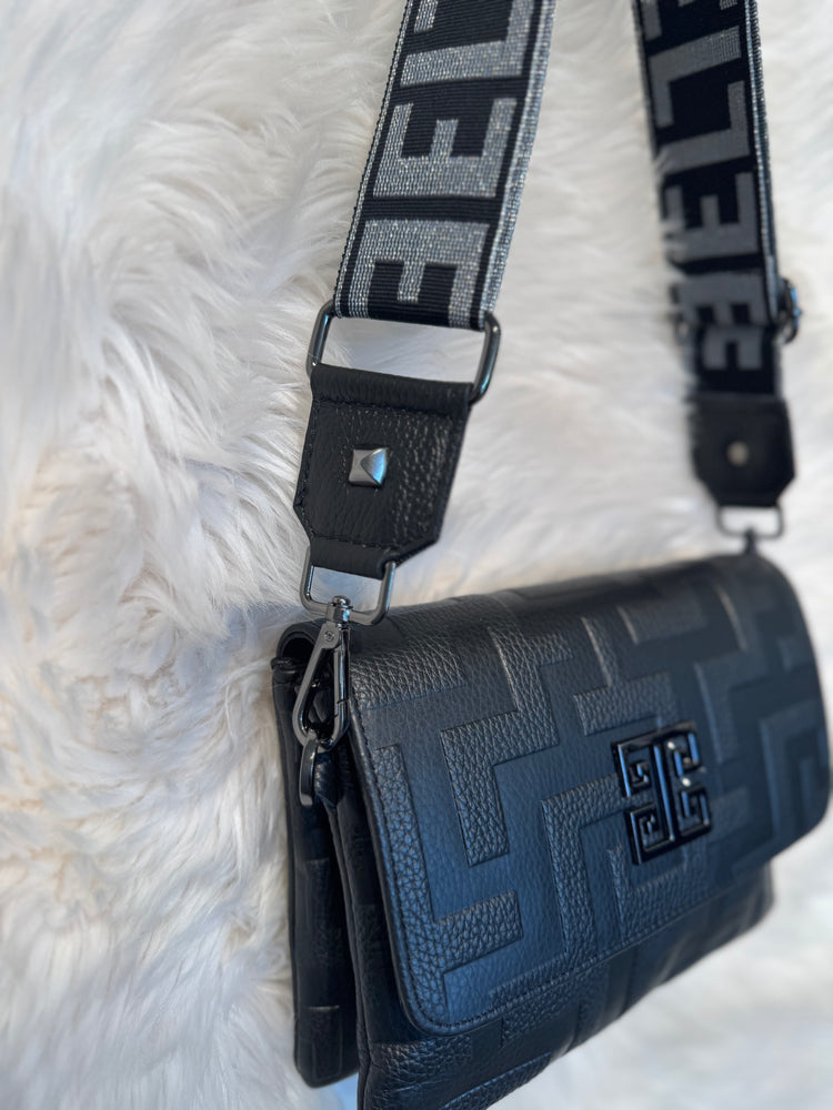 EL Handbags Antiparos Classic Embossed Leather Bag