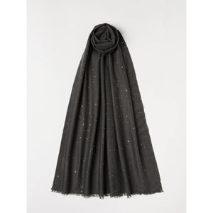Marella Ciocca Micro-Sequin Scarf, Medium Grey