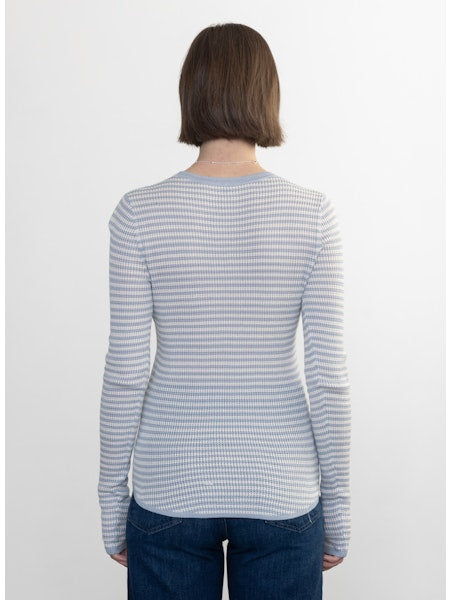 Margaret O'Leary Shirtail Waffle Crew