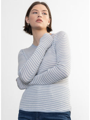 Margaret O'Leary Shirtail Waffle Crew