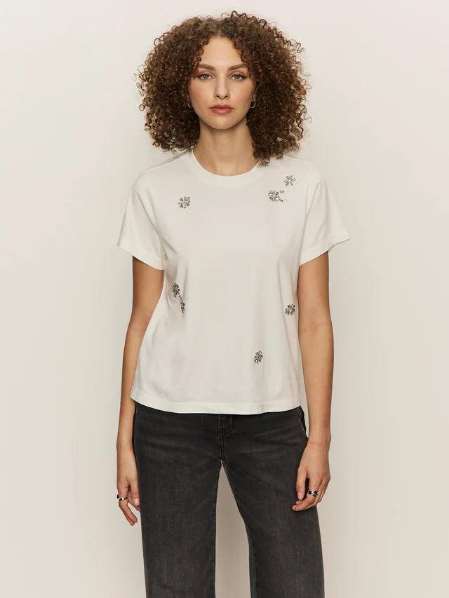 Sanctuary Embellished Tee, White
