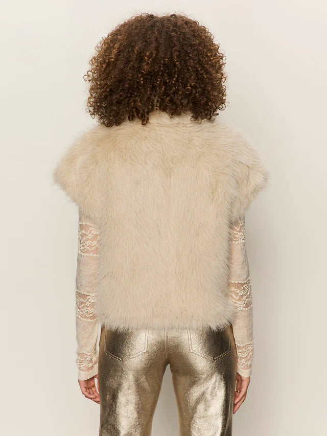 Sanctuary Silky Fur Vest