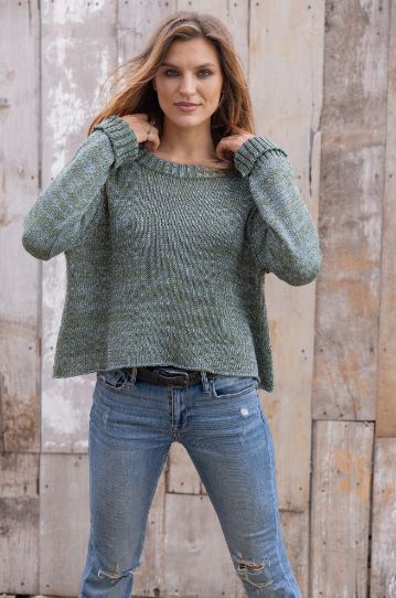 Wooden Ships Harper Cropped Sweater