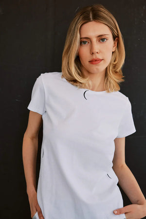 Catherine Gee Short Sleeve Tee, Crescent