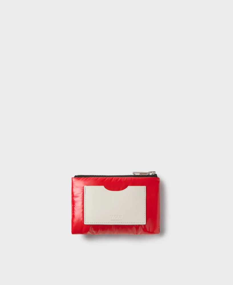 WOUF Glossy Wallet, Cherry