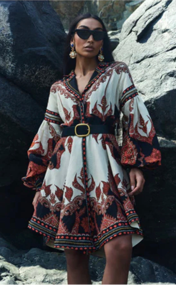 Scarlett Poppies Florista Short Dress