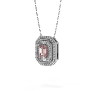 Corielle Lauren Pink Sapphire Pendant Necklace