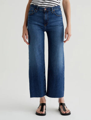 AG Jeans Saige Wide Leg Crop Jean, Plume