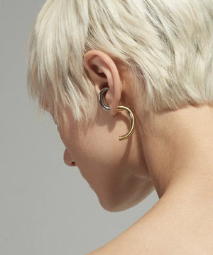 Demarson Two Tone Luna Earrings, Available in 2 Sizes