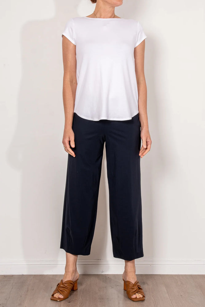 Ripley Rader Ponte Knit Wide Leg Pant Ankle Edit, Navy – Intrigue