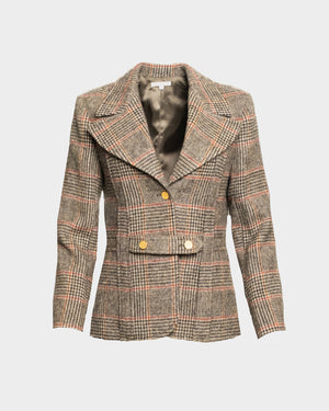 Frances Valentine Bobby Blazer, Newbury Plaid Wool