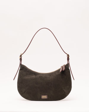 Frances Valentine Starr Hobo Italian Suede, Olive