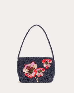 Frances Valentine Tini Beaded Bag, Paradise Poppy