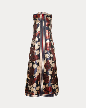 Frances Valentine Susie Jacket Floating Floral Jacquard