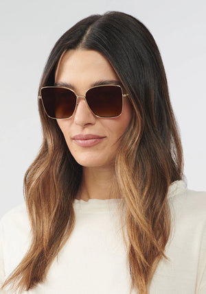 Krewe Dolly 12K + Matte Oyster Sunglasses