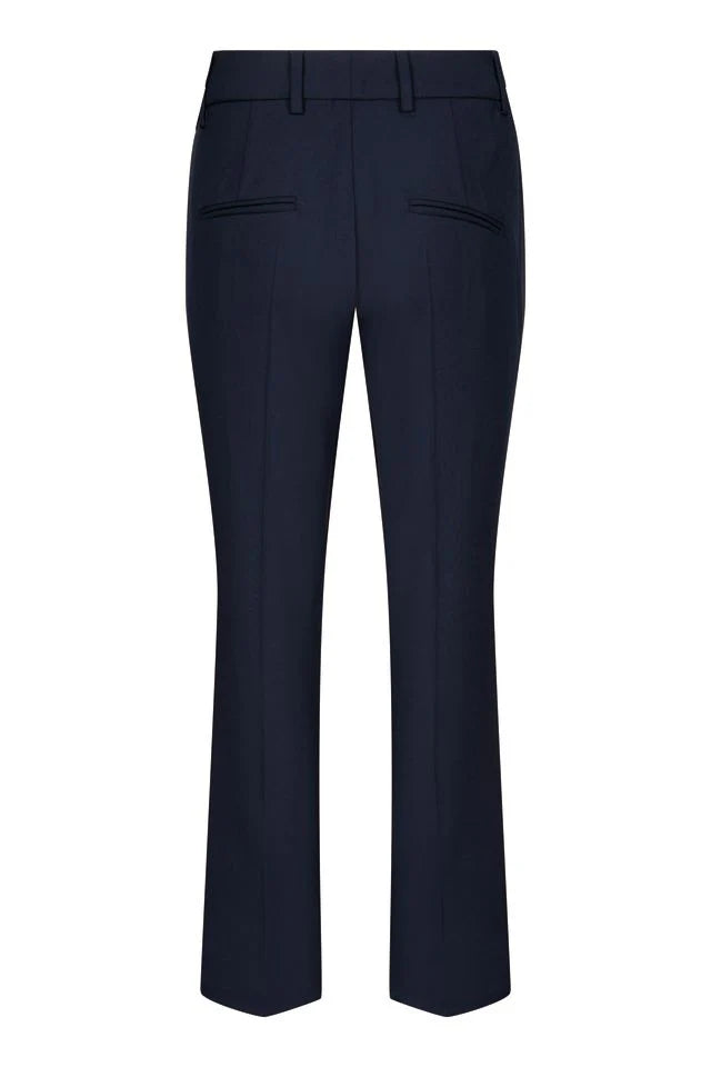 Raffaello Rossi Dora Cropped Trouser, Navy Blue