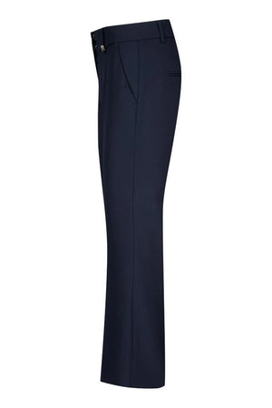 Raffaello Rossi Dora Cropped Trouser, Navy Blue