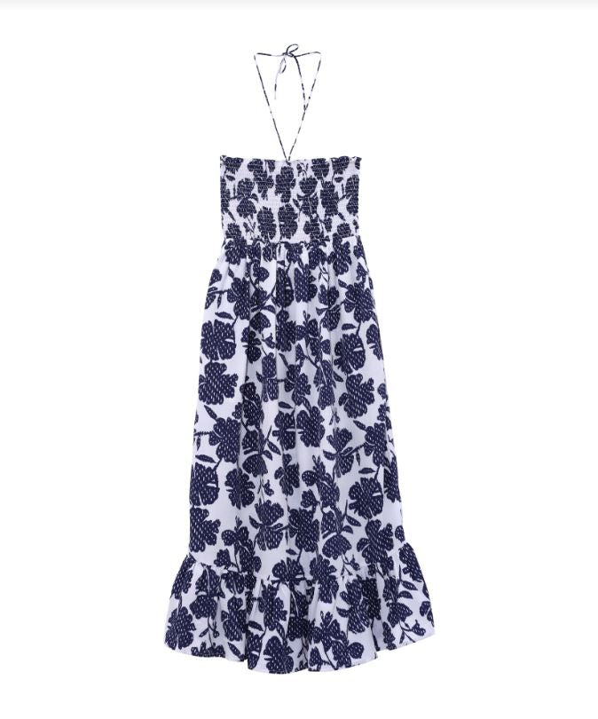 
            
                Load image into Gallery viewer, Echo Ikat Floral Luna Dress
            
        