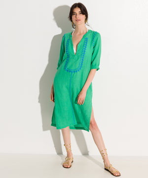 Echo Catalina Embroidered Caftan, Available in 2 Colors
