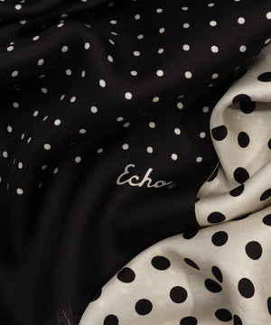 Echo Tubular Silk Dot Scarf, Available in 2 Colors