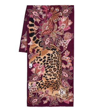 Echo Snow Leopard Silk Wrap, Available in 3 Colors