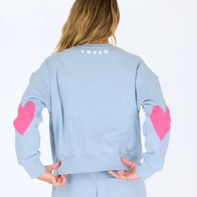 Kerri Rosenthal Ex-Boyfriend Sweatshirt, Slate Blue